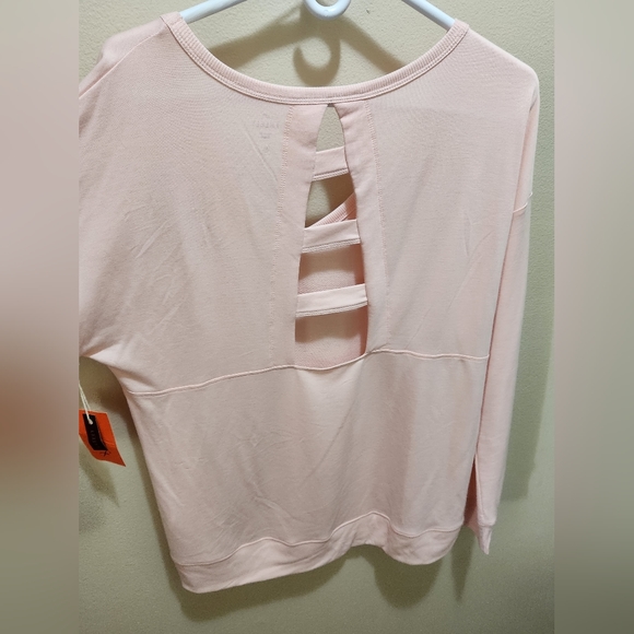 FREELY v-neck lightweight sweatshirt with open back detail - Picture 3 of 6